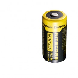 Batteria Nitecore NL166 - RCR 123A Ricaricabile