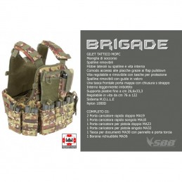 Gilet Combat Brigade SBB Vegetato Gilet Combat Brigade SBB Vegetato