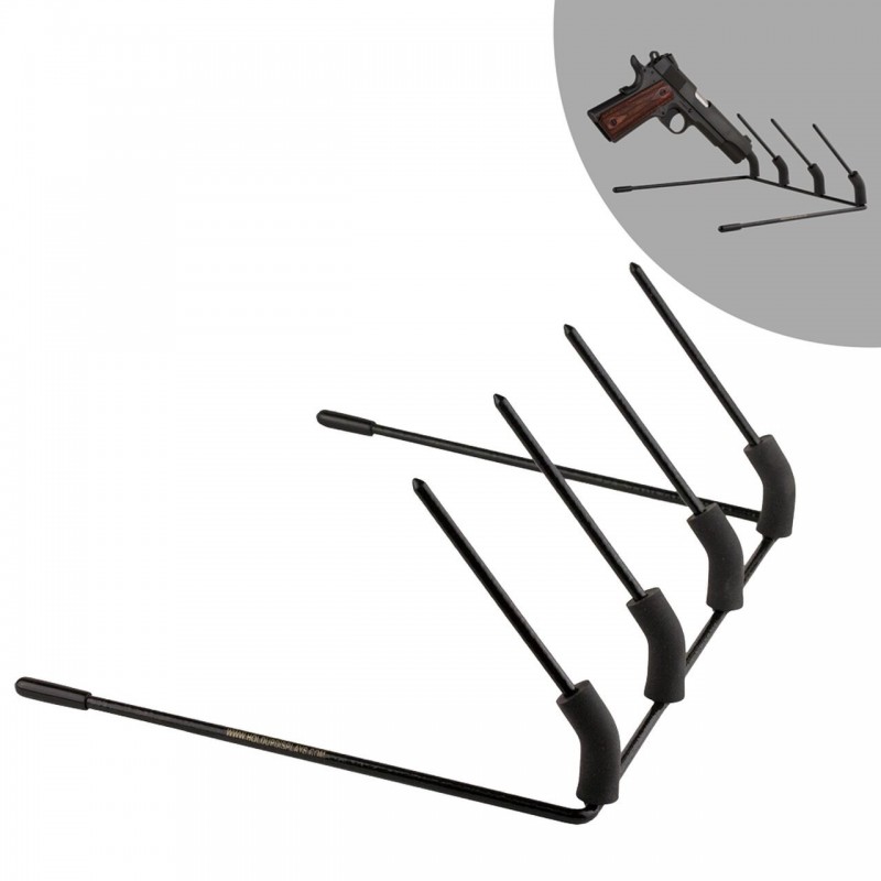 HOLD UP ESPOSITORE 4 PISTOLE IN LINEA