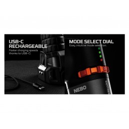 NEBO LUXTREME SL50 SPOTLIGHT Ricaricabile 800mt
