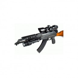 Guardamano nero con Weaver per AK47