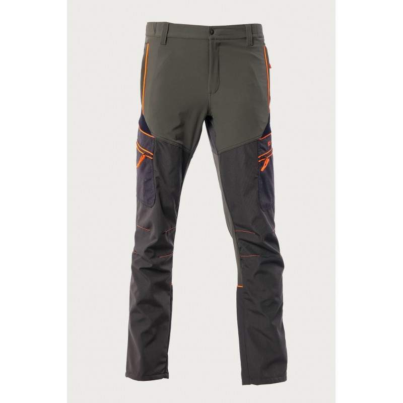 Pantaloni RS Hunting elasticizzati T-106 Arancio fluo