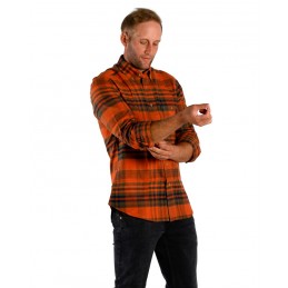 Camicia in flanella Interjakt HW124F Fain Skjorta ORANGE