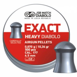 Piombini JSB-EH452 PALLINI JSB EXACT HEAVY CAL 4.52 CZ X 500