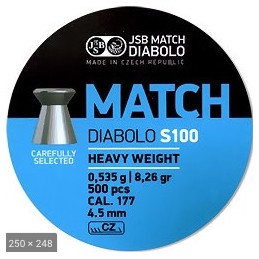 Piombini JSB-M450 JSB PELLET MATCH S100 HEAVY WEIGHT 4.50 CZ X