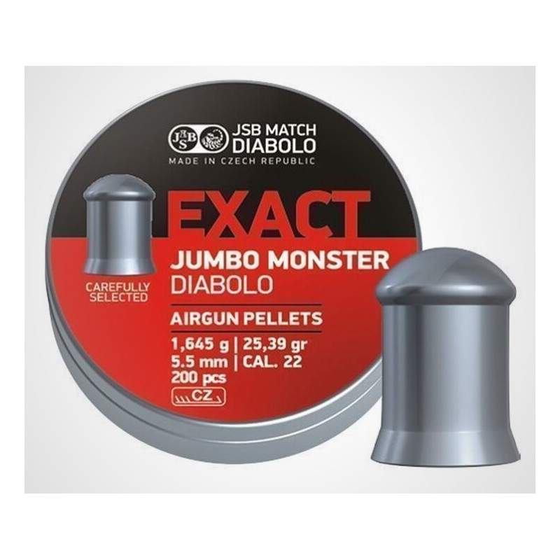 Piombini PALLINI JSB JUMBO EX.MONSTER CAL 5.52 gr 1.645 CZ X