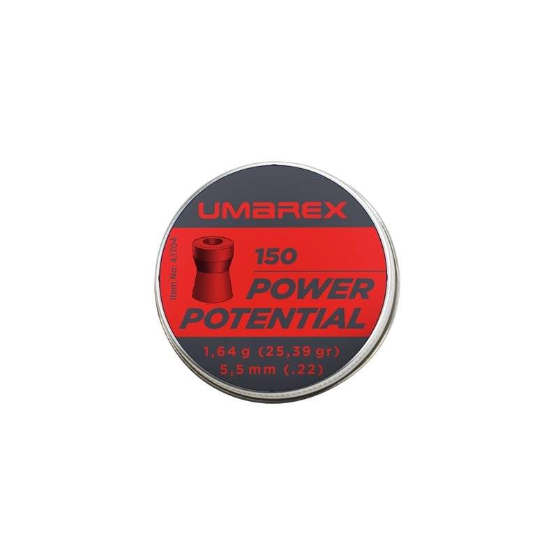 Piombini Pallini UMAREX PELLETS POWER POTENTIAL 5,5MM 150PCS Piombini Pallini UMAREX PELLETS POWER POTENTIAL 5,5MM 150PCS