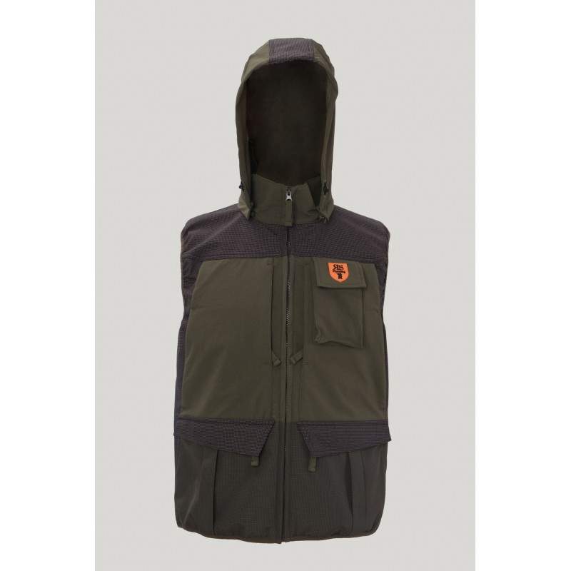 Gilet RS Hunting LV601 elasticizzato tecnico verde Gilet RS Hunting LV601 elasticizzato tecnico verde