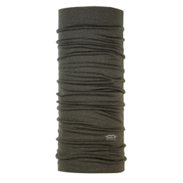 Scalda collo bandana marrone merino PAC