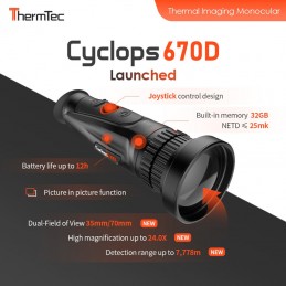 Termocamera ThermTec Cyclops 670P - 2.00X