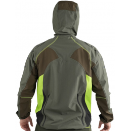 Giacca Masseria Light Softshell Illinois 62 Verde Fluo