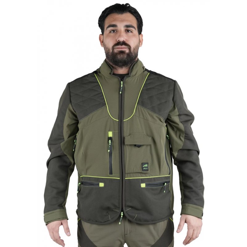 Giacca Masseria Hunting 84 Verde Fluo