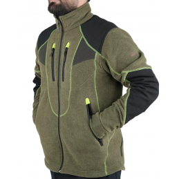 Giacca Masseria Fleece New Orleans Verde fluo