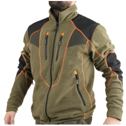 Giacca Masseria Fleece New Orleans Arancio fluo