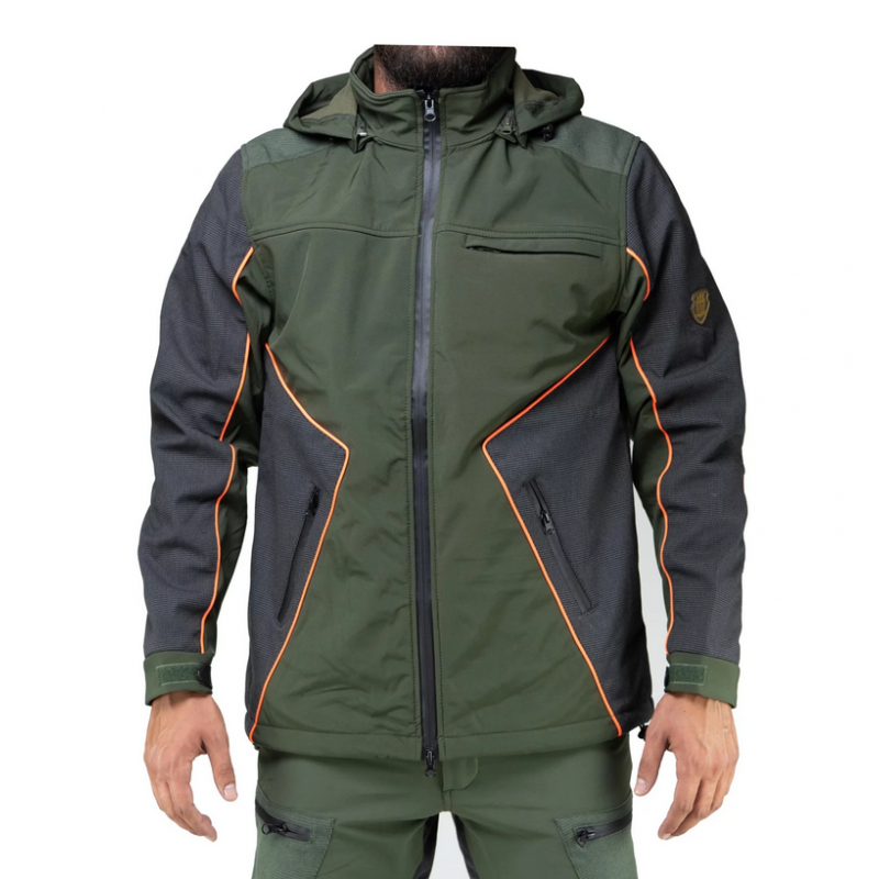 Giacca Masseria Softshell Arancio Fluo Giacca Masseria Softshell Arancio Fluo