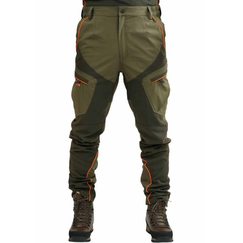 Pantaloni Masseria M-Tex 74 Verde Arancio