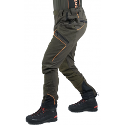 Pantalone Masseria 4way stretch verde arancio 19 Pantalone Masseria 4way stretch verde arancio 19