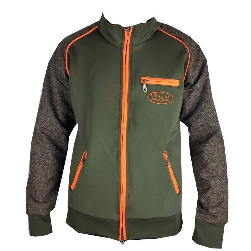Felpa Safari elasticizzata e termica con maniche in KEVLAR Felpa Safari elasticizzata e termica con maniche in KEVLAR