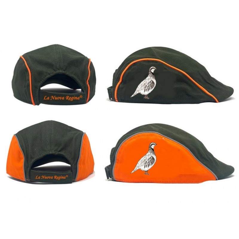 Coppola Nuova Regina con ricamo COTURNICE