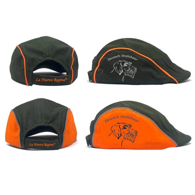 Coppola Nuova Regina con ricamo DEUTSCH DRAHTHAAR