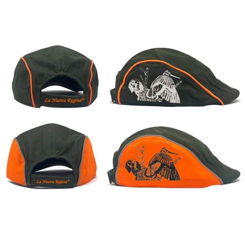 Coppola Nuova Regina con ricamo BECCACCIA E SETTER