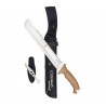 Machete Camillus Carnivore X 19236 da 45 cm con coltello da trimmer