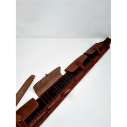 Cartuccera per carabina in cuoio 40 celle coperte 272