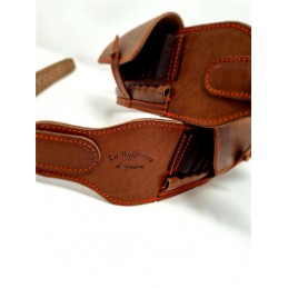 Cartuccera per carabina in cuoio 40 celle coperte 272