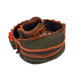 Cartuccera per fucile in Cordura Dupont con marsupio centrale