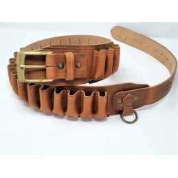 Cartuccera per fucile in pellame Old Style 344