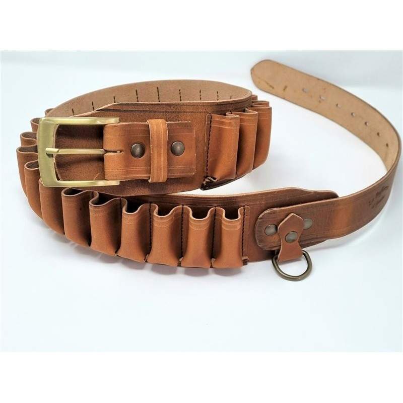 Cartuccera per fucile in pellame Old Style 344