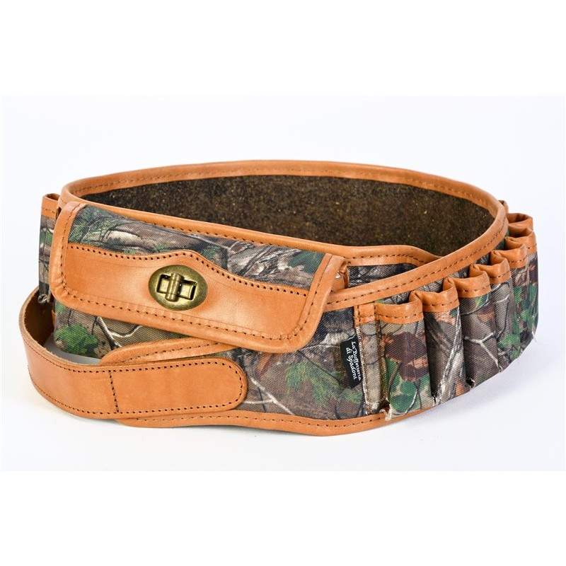 Cartuccera fucile Woodland 20 celle + tasca