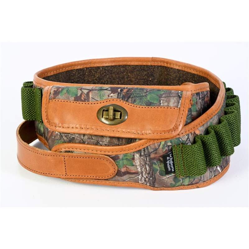 Cartuccera per fucile Woodland celle elastiche