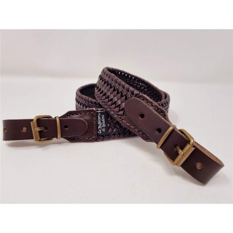 Cinghia per fucile in cuoio incrociato