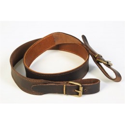 Cinghia fucile in cuoio vintage Buffetteria Spadoni