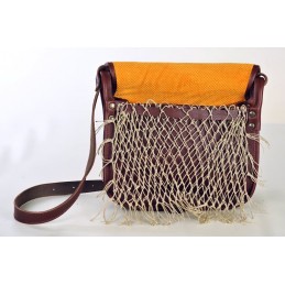 Carniere cuoio volanato