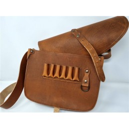 Borsa Carniere in pellame Old Style