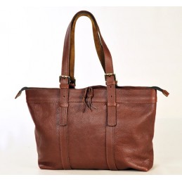 Borsa "IRENE" in cuoio volanato