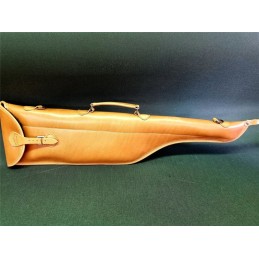 Fodero cuoio cognac per fucile smontato