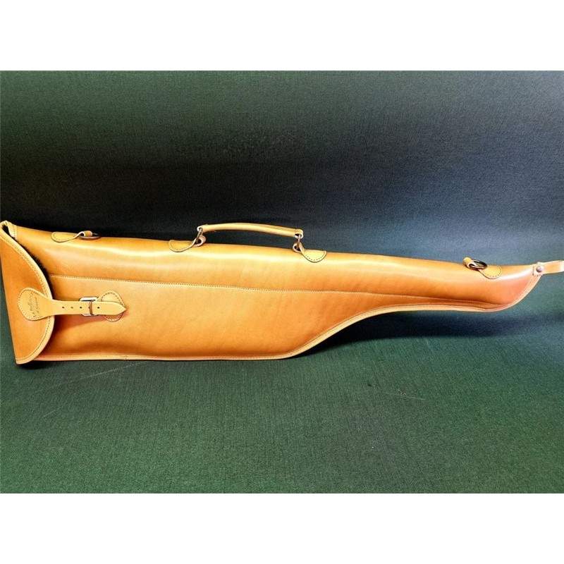 Fodero cuoio cognac per fucile smontato