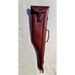 Fodero cuoio cognac per fucile smontato Fodero cuoio cognac per fucile smontato