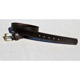 Cintura in cuoio Brown mm 35