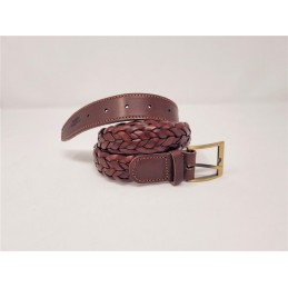Cintura pantalone cuoio intrecciato 7 capi