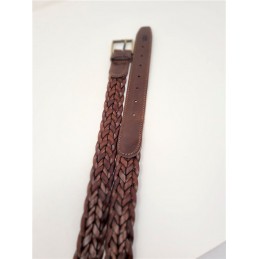 Cintura pantalone cuoio intrecciato 7 capi
