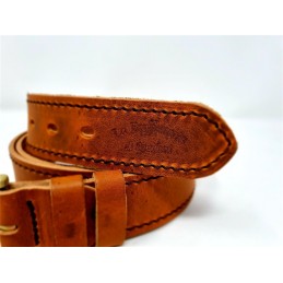 Cintura pantalone 40mm in pellame Old Style cucita a spago Cintura pantalone 40mm in pellame Old Style cucita a spago