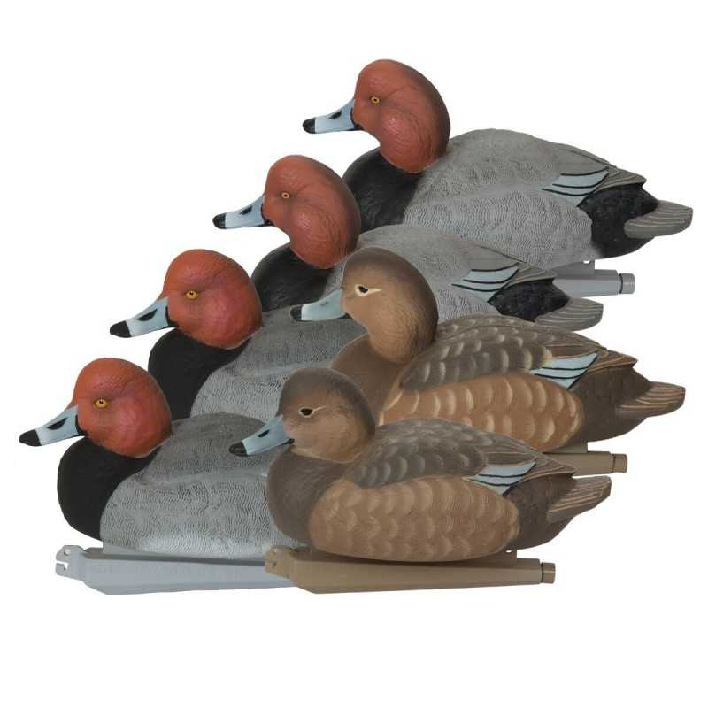 KIT 6 stampi moriglione GHG Pro Grade Foam Filled Redhead Decoys