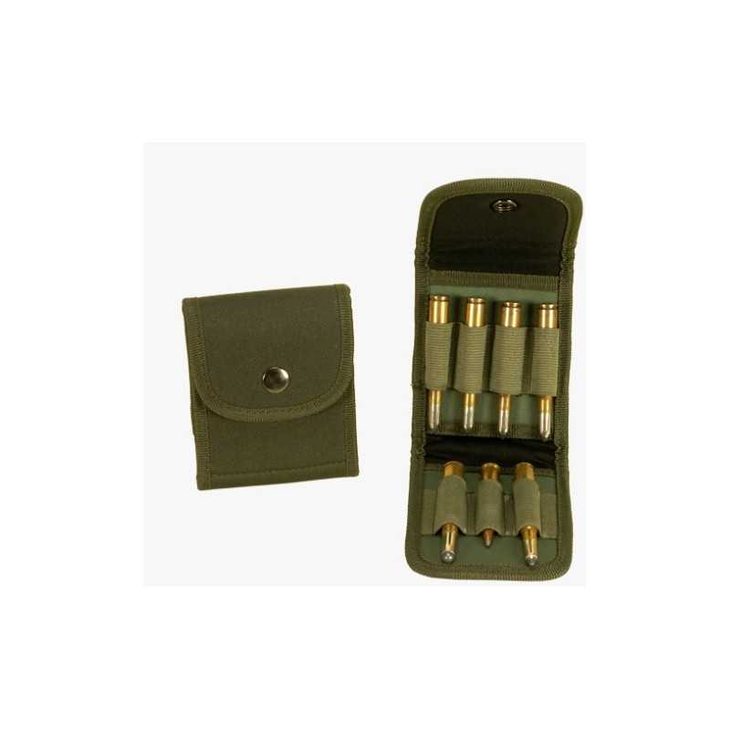 Giberna porta cartucce carabina a 7 celle chiusa maggiorata Giberna porta cartucce carabina a 7 celle chiusa maggiorata