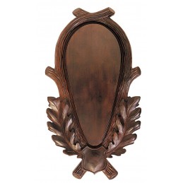 Scudetto per capriolo scuro grande 30 x 18 cm