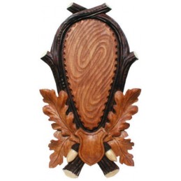 Scudetto per daino bicolore inciso