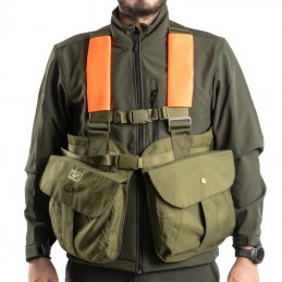 Trisacca RA verde con inserti arancio RA Trisacca RA verde con inserti arancio RA